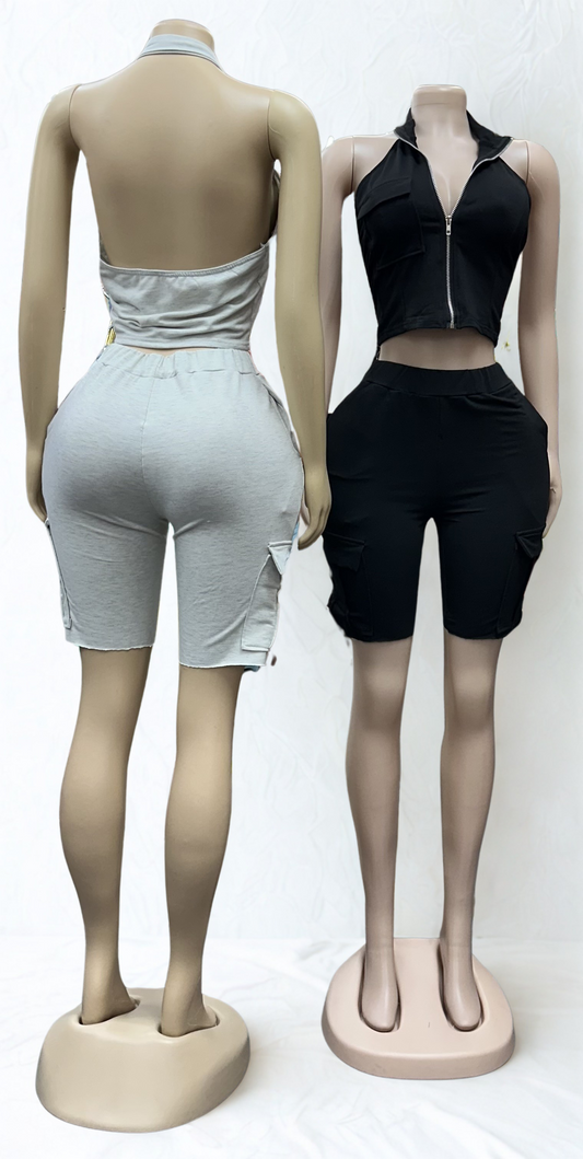 SPORT MODE TWO PIECE SHORT SET