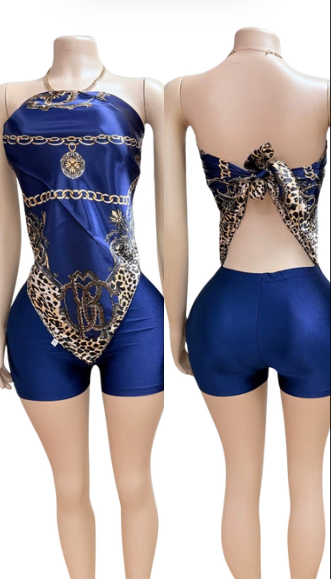 BURNING BLUE TWO PIECE SET